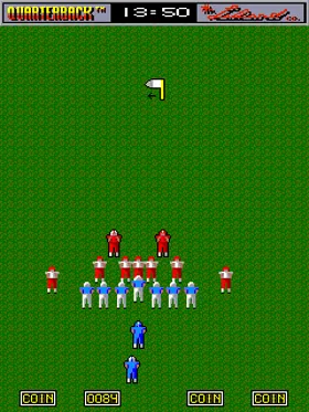 All American Football (rev E) screen shot game playing